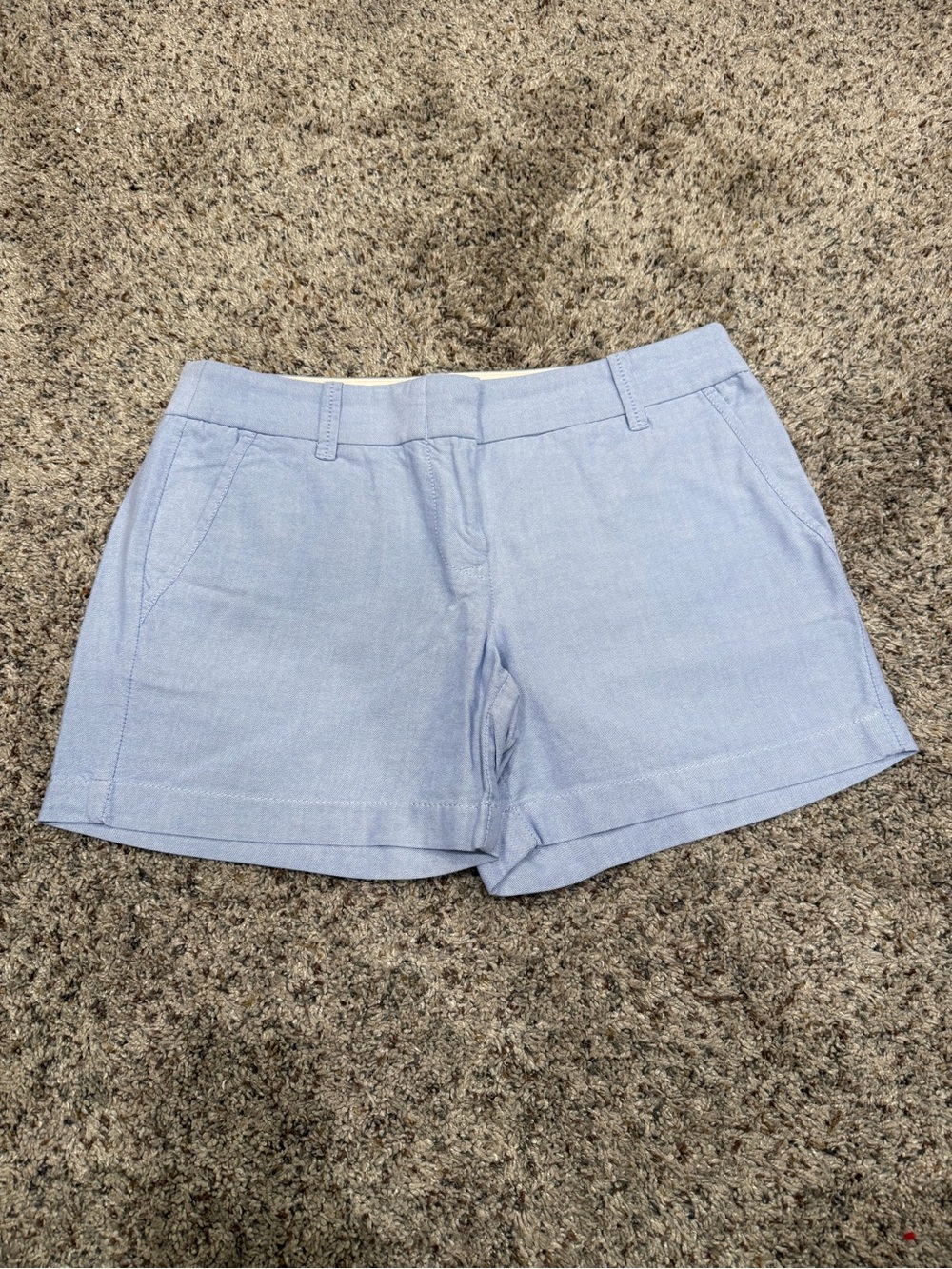 J. Crew Light Blue Cotton-Blend Women's Shorts